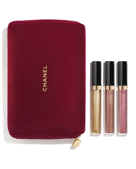 chanel holiday lip gloss set|best selling chanel lip gloss.